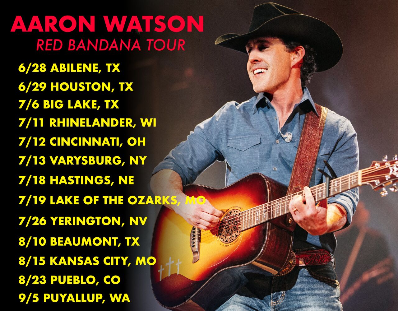 Aaron Watson launches “The Red Bandana Tour” in conjunction with(02)